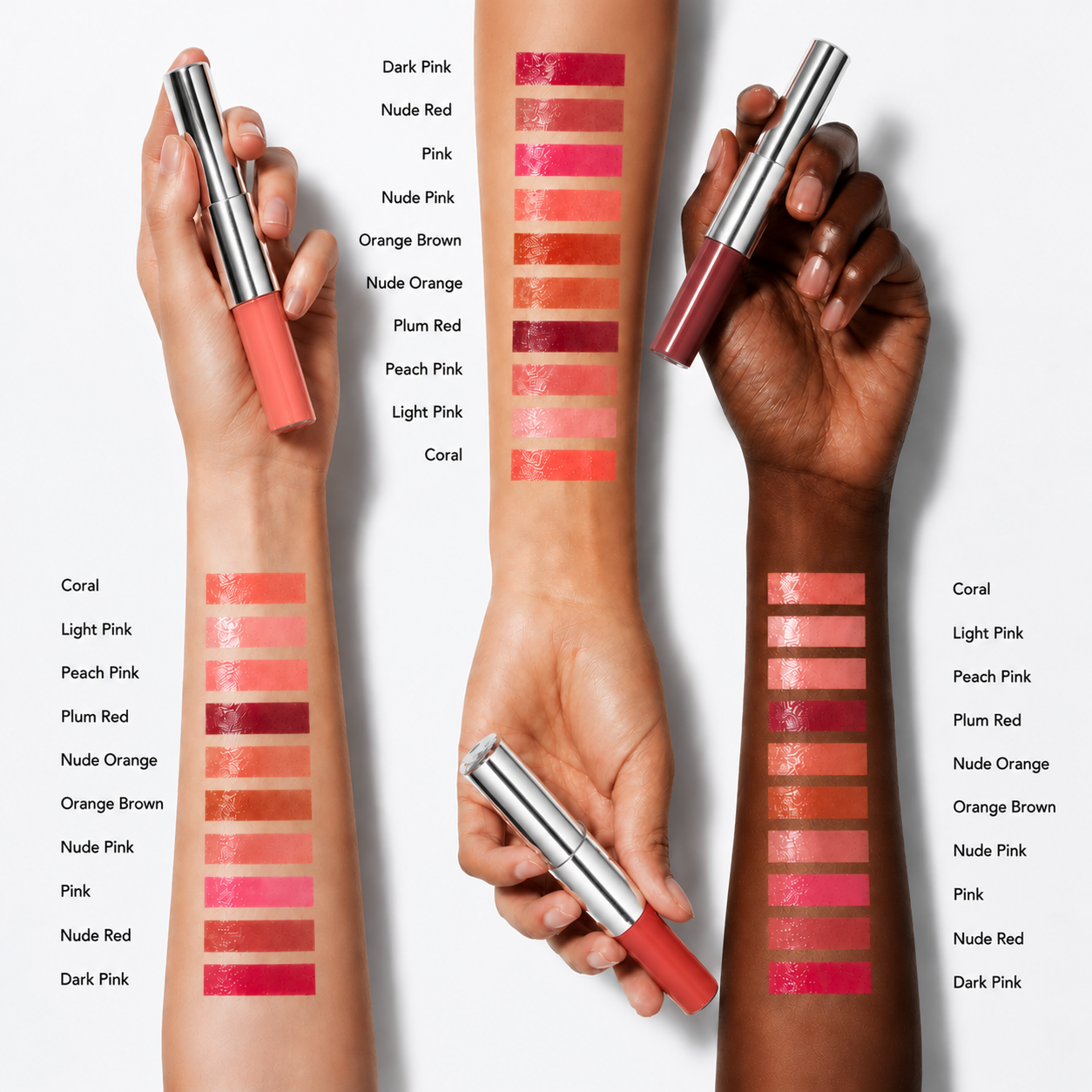 Silvralab Dual-Tone Dual-Ended Liquid Lipstick, Matte & Gloss Two-Tip Lip Color