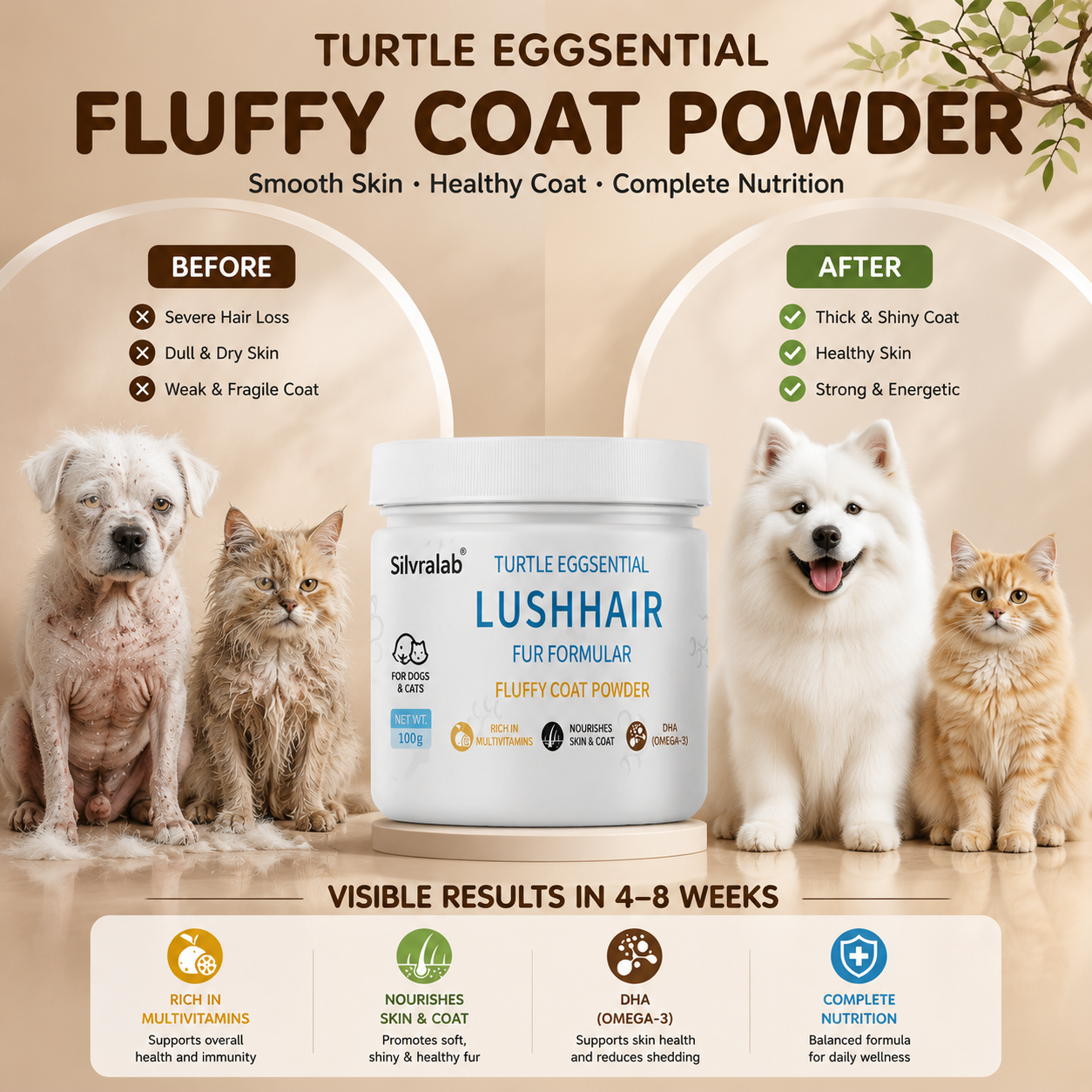 Silvralab LushHair Fluffy Coat Powder