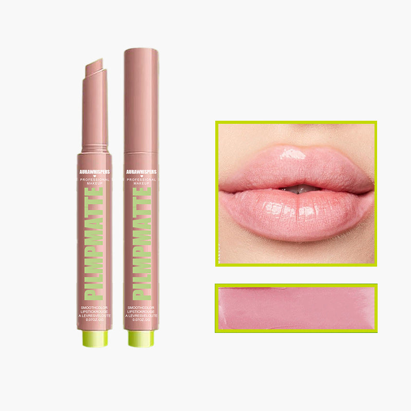Last Day Buy 1 Get 1 Free PILMPMATTE Lipstick - Smooth Color Lipstick with Cushion-Soft Formula - Moisturizing, Lightweight, Creamy Pigments, Aurawhispers