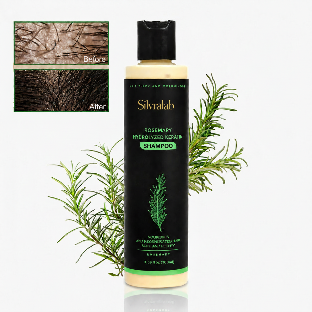 🔥LAST DAY 50% OFF - Silvralab Organic Rosemary Hair Growth Shampoo