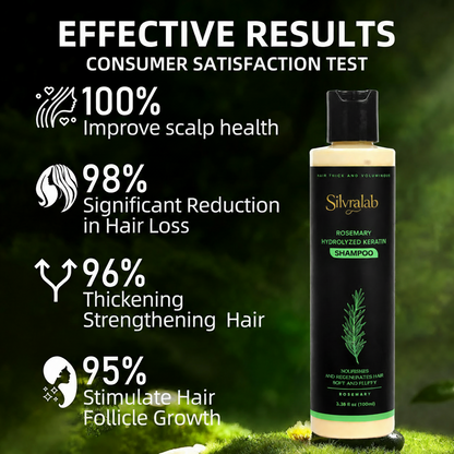 🔥LAST DAY 50% OFF - Silvralab Organic Rosemary Hair Growth Shampoo