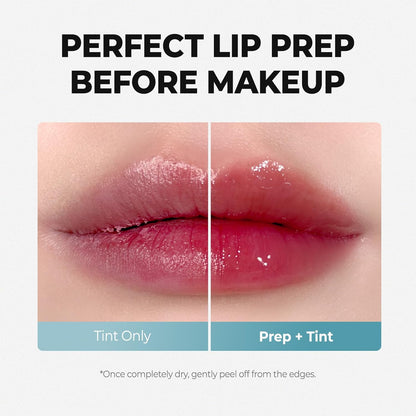 MUWIX Soothing Prep Lip Mask | Gentle Peel-Off Lip Mask for Dead Skin & Flakes