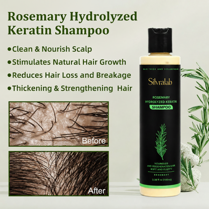 🔥LAST DAY 50% OFF - Silvralab Organic Rosemary Hair Growth Shampoo