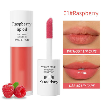 Last Day Buy 1 Get 1 Free Silvralab Apple Lip Oil Lip Stain｜Transfer-Proof Hydrating Plump Glossy Lip Tint, 7 Colors