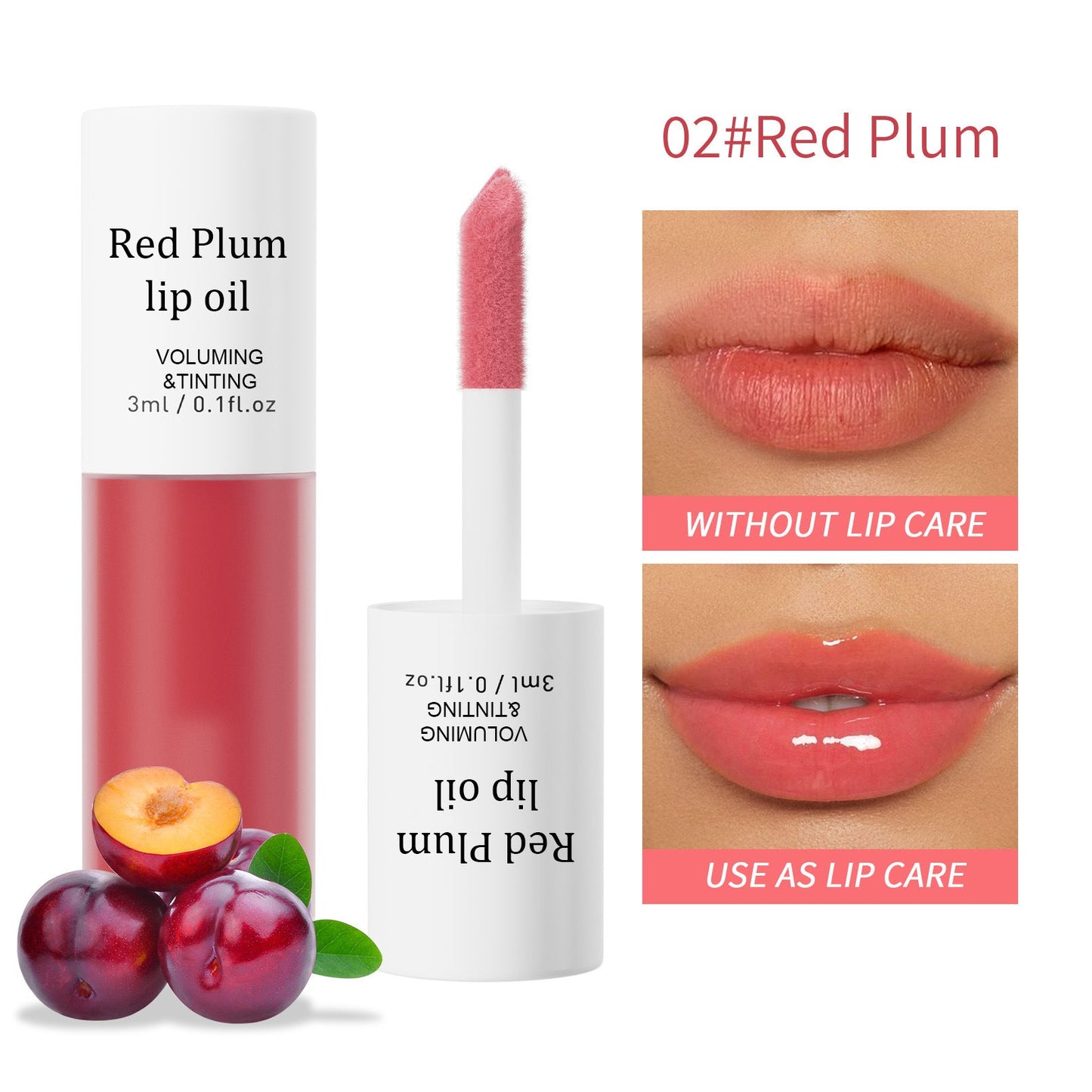 Last Day Buy 1 Get 1 Free Silvralab Apple Lip Oil Lip Stain｜Transfer-Proof Hydrating Plump Glossy Lip Tint, 7 Colors