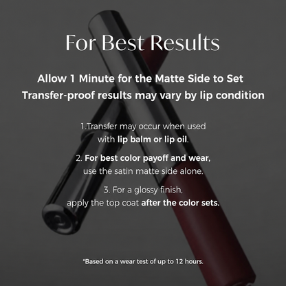 Silvralab Dual-Tone Dual-Ended Liquid Lipstick, Matte & Gloss Two-Tip Lip Color