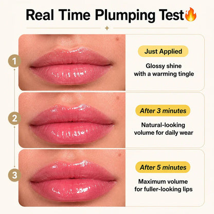 Silvralab Edible Spicy Lip Plumper - Fuller-Looking Lip Plumper Gloss