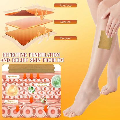 Silvralab Spider & Varicose Vein Patches | Natural Herbal Therapy for Swelling, Fatigue & Vein Health